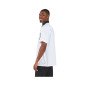 BLANC/NOIR - Veste de cuisine manches courtes professionnelle de travail à manches courtes homme cuisine serveur restaurant hôt