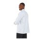 BLANC - Veste de cuisine manches longues professionnelle de travail à manches longues mixte hôtel restauration serveur cuisine