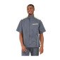 ARDOISE/ANIS - Veste de cuisine manches courtes professionnelle de travail à manches courtes homme hôtel restauration restauran