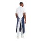 BLEU - Tablier en plastique PVC de cuisine professionnel blanc en PVC homme restauration serveur restaurant hôtel