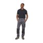 GRIS/NOIR - Pantalon de travail professionnel homme logistique artisan manutention chantier