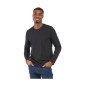 NOIR - Tee-shirt professionnel de travail à manches longues homme auxiliaire de vie infirmier aide a domicile médical