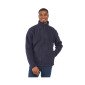 MARINE - Veste polaire professionnelle de travail à manches longues mixte infirmier auxiliaire de vie médical aide a domicile