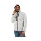GRIS - Veste à capuche zippée chinée professionnelle de travail à manches longues homme aide a domicile infirmier auxiliaire de 