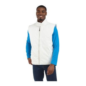 BLANC - Gilet de chambre froide professionnel de travail sans manches mixte serveur cuisine hôtel restauration