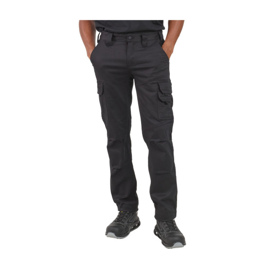 NOIR - Pantalon de travail professionnel homme logistique chantier transport artisan