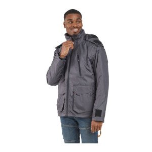 ARDOISE - Parka professionnel de travail homme logistique chantier manutention artisan
