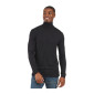 NOIR - Tee-shirt professionnel de travail à manches longues homme chantier transport artisan logistique
