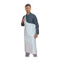 BLANC - Tablier de cuisine professionnel blanc 100% coton mixte hôtel serveur cuisine restauration