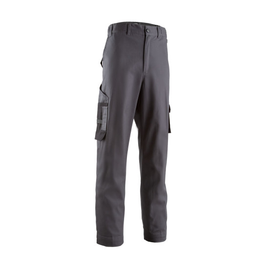 GRIS - Pantalon de travail professionnel homme logistique chantier transport artisan