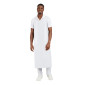 BLANC - Tablier de cuisine professionnel blanc en PVC homme cuisine restauration hôtel restaurant