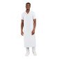 BLANC - Tablier de cuisine professionnel blanc en PVC homme hôtel cuisine restaurant serveur