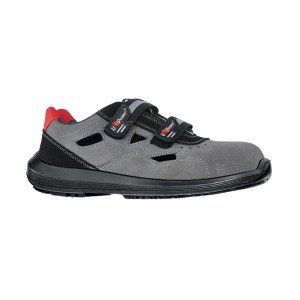GRIS - Chaussure de sécurité S1PS professionnelle de travail en cuir EN ISO 20345 S1PS mixte manutention chantier logistique ar