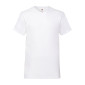 BLANC - Tee-shirt professionnel de travail à manches courtes 100% coton homme