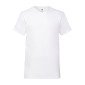 BLANC - Tee-shirt professionnel de travail à manches courtes 100% coton homme infirmier aide a domicile médical auxiliaire de vi
