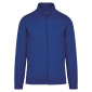 BLEU - Veste molleton zippée professionnelle de travail à manches longues mixte auxiliaire de vie infirmier aide a domicile médi