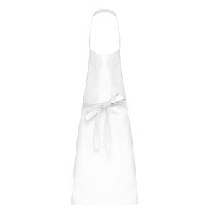 BORDEAUX - Tablier de cuisine professionnel blanc noir 100% coton aide a domicile menage auxiliaire de vie entretien