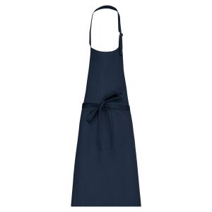 BORDEAUX - Tablier de cuisine professionnel blanc noir 100% coton menage aide a domicile entretien auxiliaire de vie