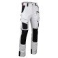 BLANC/GRIS - Pantalon de travail professionnel homme transport chantier logistique artisan