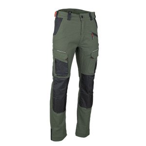 GRIS/NOIR - Pantalon de travail professionnel homme transport artisan manutention chantier