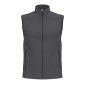 GRIS - Gilet de travail professionnel sans manches mixte infirmier aide a domicile médical auxiliaire de vie