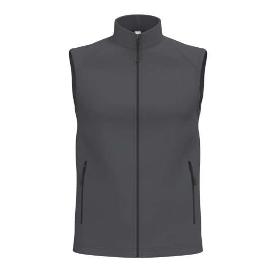 GRIS - Gilet de travail professionnel sans manches mixte aide a domicile médical auxiliaire de vie infirmier