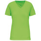 VERT - Tee-shirt professionnel de travail à manches courtes femme auxiliaire de vie médical aide a domicile infirmier