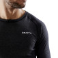 NOIR - Tee-shirt professionnel de travail homme logistique artisan manutention chantier
