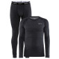 NOIR - Tee-shirt professionnel de travail homme logistique artisan manutention chantier