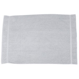 GRIS - Drap de bain professionnel hébergement foyer 100% coton ring spun restauration restaurant serveur cuisine