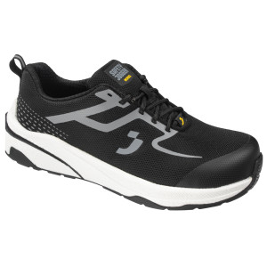 NOIR - Chaussure de sécurité S1PS professionnelle de travail noire EN ISO 20345 S1PS mixte logistique chantier manutention arti