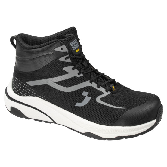 NOIR - Chaussure de sécurité S1PS professionnelle de travail noire EN ISO 20345 S1PS mixte logistique chantier transport artisa