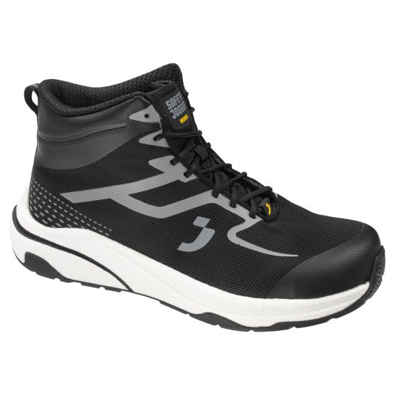 NOIR - Chaussure de sécurité S1PS professionnelle de travail noire EN ISO 20345 S1PS mixte artisan logistique chantier transpor