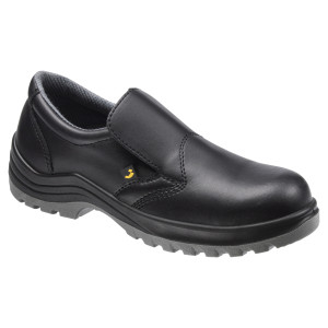 NOIR - Chaussure de cuisine de sécurité S3 professionnelle de travail noire en cuir EN ISO 20345 S3 mixte restauration hôtel res