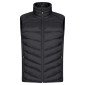 NOIR - Gilet de travail professionnel sans manches mixte logistique chantier manutention artisan