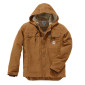 MARRON - Blouson professionnel de travail 100% coton homme artisan logistique chantier manutention