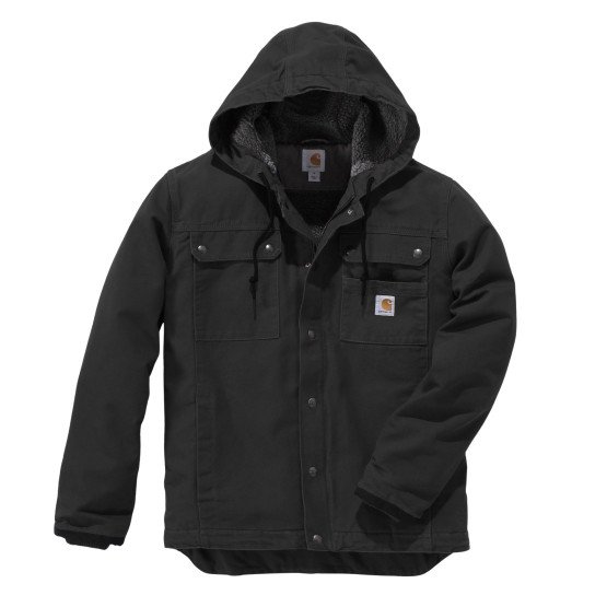 NOIR - Blouson professionnel de travail 100% coton homme manutention artisan transport chantier