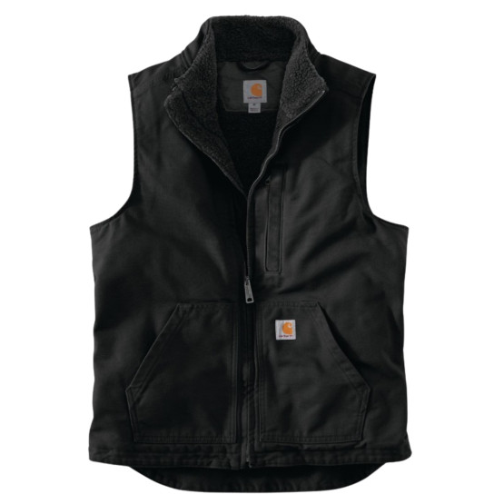 NOIR - Gilet de travail professionnel sans manches homme logistique artisan transport chantier