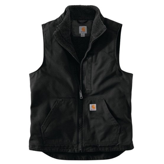 NOIR - Gilet de travail professionnel sans manches homme manutention artisan logistique chantier