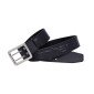 NOIR - Ceinture professionnelle de travail en cuir homme logistique artisan manutention chantier