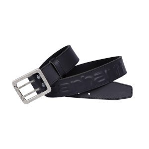 NOIR - Ceinture professionnelle de travail en cuir homme manutention chantier transport artisan