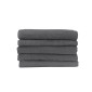 ANTHRACITE - Drap de bain professionnel hébergement foyer blanc 100% Coton coiffeur médical esthéticienne infirmier