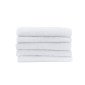 BLANC - Drap de bain professionnel hébergement foyer blanc 100% Coton coiffeur infirmier esthéticienne médical