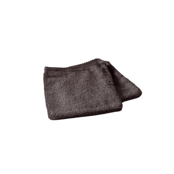 MARRON - Gant de toilette professionnel de travail blanc 100% Coton coiffeur médical esthéticienne infirmier