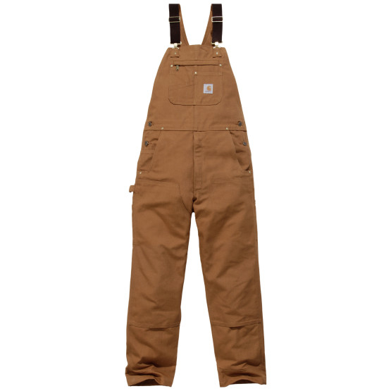 MARRON - Salopette professionnelle de travail 100% coton homme transport artisan manutention chantier