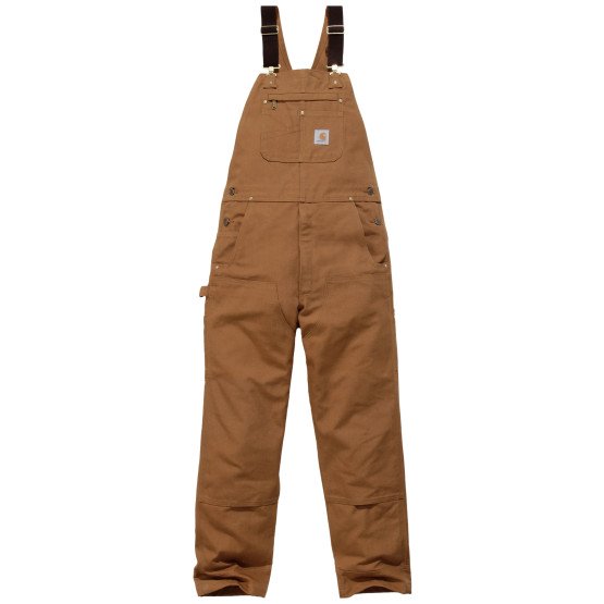 MARRON - Salopette professionnelle de travail 100% coton homme manutention artisan logistique chantier