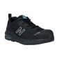 NOIR/BLEU - Chaussure de sécurité S1PL professionnelle de travail noire EN ISO 20345 S1PL femme manutention chantier logistique