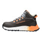 MARRON/ORANGE - Chaussure de sécurité S3L professionnelle de travail noire EN ISO 20345 S3L homme transport artisan manutention