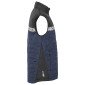 MARINE/NOIR - Gilet de travail professionnel sans manches homme transport artisan manutention chantier