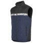MARINE/NOIR - Gilet de travail professionnel sans manches homme chantier transport artisan manutention